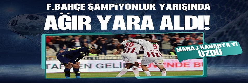 Sivasspor 2-2 Fenerbahçe