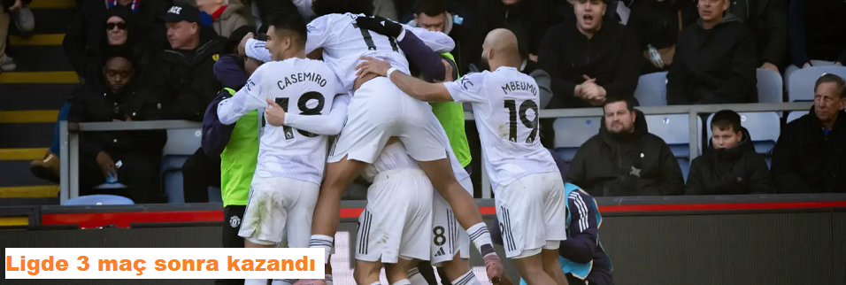 Manchester United geriden gelip 3 puanı aldı