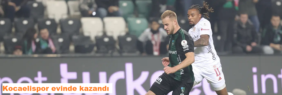 Kocaelispor 6 maçlık yenilmezlik serisi yakaladı