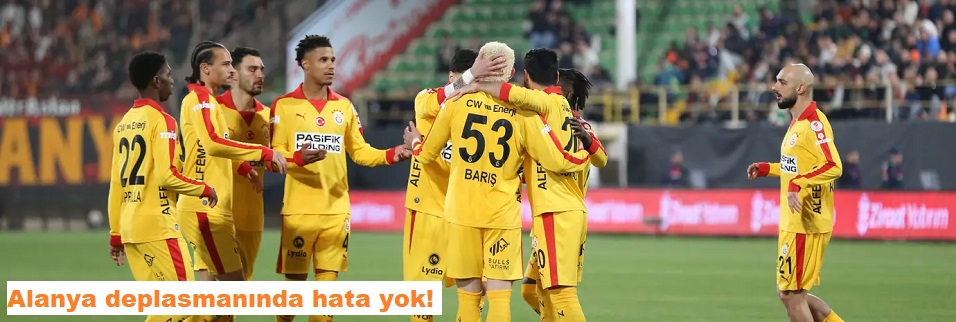 Alanya deplasmanında hata yok!
