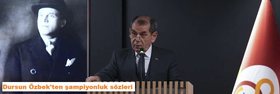 Dursun Özbek’ten şampiyonluk ve dev proje mesajı