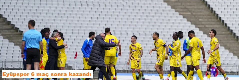 Eyüpspor geriden gelip hayata tutundu