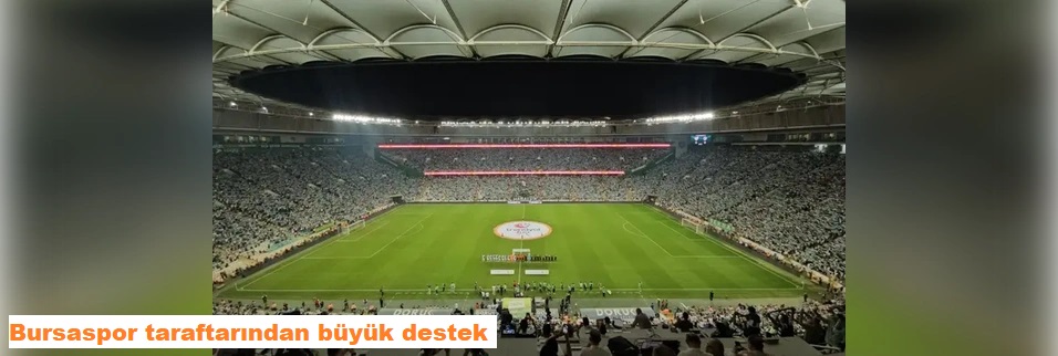 Bursaspor tribünü ligin toplamını katladı