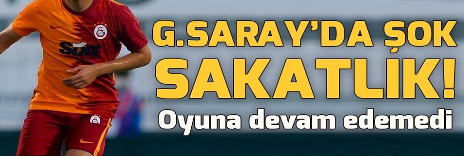 Galatasaray Giresunspor maçında Işık Kaan Arslan sakatlandı