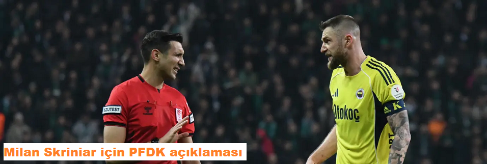 Milan Skriniar için PFDK açıklaması