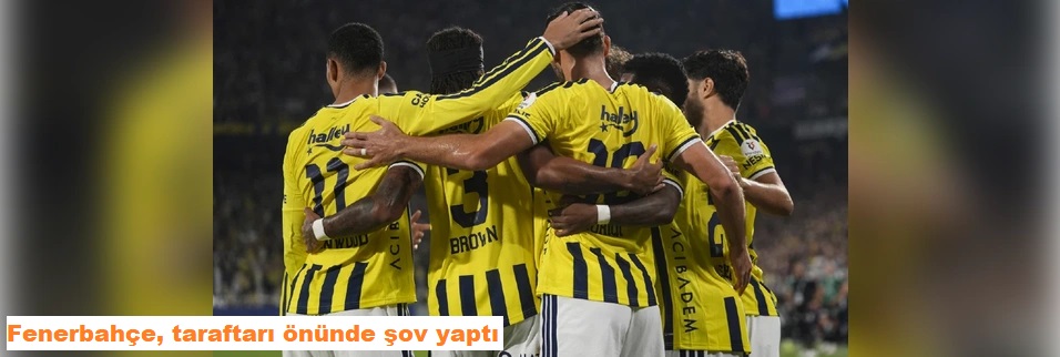 Fenerbahçe ligi açtı